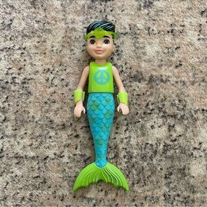 Rare Barbie Chelsea Color Reveal Doll Rainbow Mermaid Boy Johnny Darrin Bath Toy